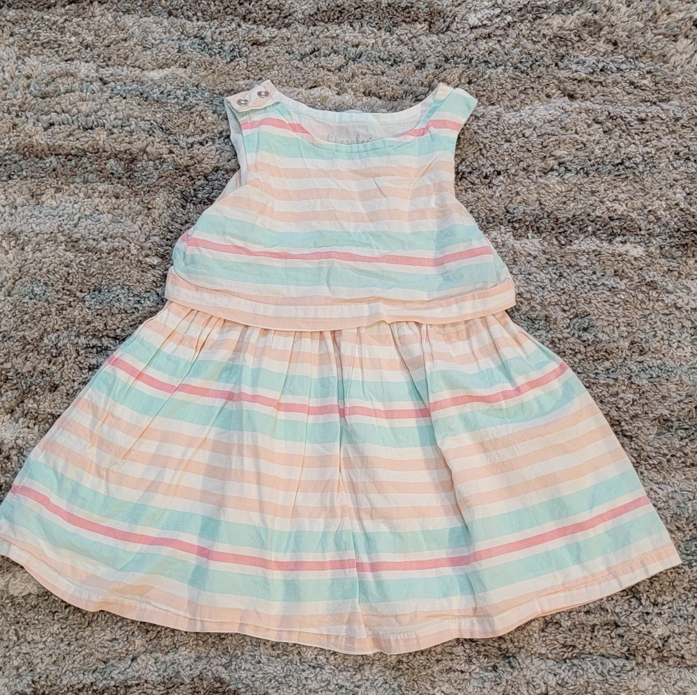 Girls Pastel Stripped Cherokee Dress 2T